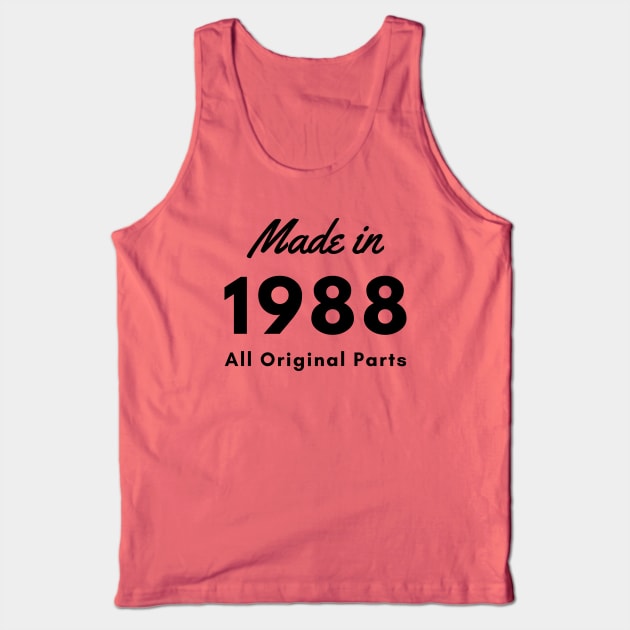 Made in 1988 Tank Top by monkeyflip